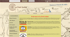 Desktop Screenshot of lepetitsoldat.com